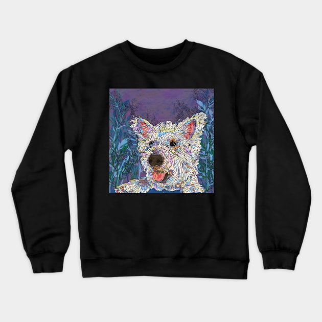 West Highland Terrier Crewneck Sweatshirt by lottibrown